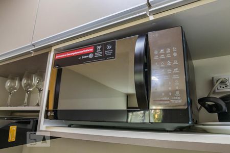 Studio para alugar com 32m², 1 quarto e 1 vagaDetalhe da Copa