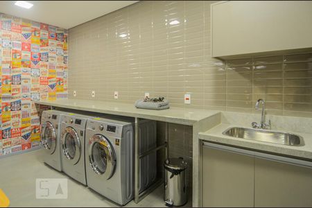 Studio à venda com 38m², 1 quarto e 1 vagaLavanderia