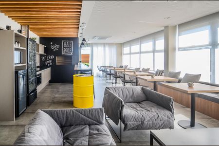 Studio à venda com 38m², 1 quarto e 1 vagaSalão de Festas