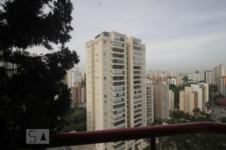 Vista da sala de apartamento para alugar com 1 quarto, 48m² em Vila Andrade, São Paulo