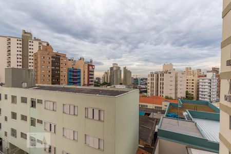 Vista da sala de apartamento para alugar com 1 quarto, 56m² em Centro, Campinas