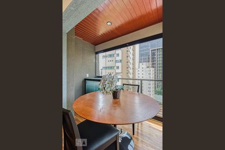 Varanda de apartamento para alugar com 1 quarto, 50m² em Jardim Paulistano, São Paulo