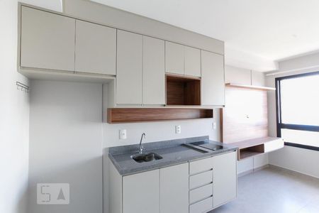 Sala/Cozinha de apartamento para alugar com 1 quarto, 26m² em Mirandópolis, São Paulo