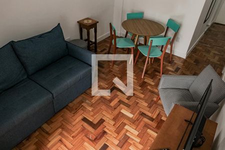 Sala de apartamento para alugar com 1 quarto, 45m² em Copacabana, Rio de Janeiro