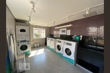 Área comum - Lavanderia de apartamento para alugar com 1 quarto, 43m² em Barra Funda, São Paulo