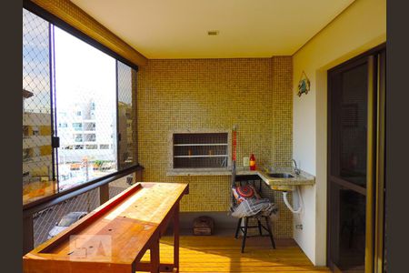 Sacada - Churrasqueira de apartamento para alugar com 3 quartos, 125m² em Campeche, Florianópolis