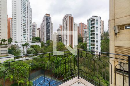 varanda/Vista de apartamento para alugar com 1 quarto, 90m² em Jardim Fonte do Morumbi, São Paulo