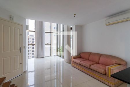 Sala de apartamento para alugar com 1 quarto, 90m² em Jardim Fonte do Morumbi, São Paulo