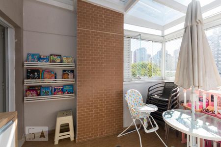 Apartamento para alugar com 136m², 3 quartos e 2 vagasvaranda da Área de Serviço