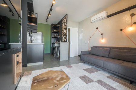 Sala de kitnet/studio para alugar com 1 quarto, 42m² em Cidade Monções, São Paulo