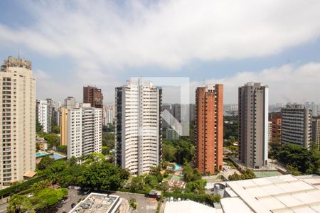 Vista da Varanda da Sala de apartamento para alugar com 1 quarto, 110m² em Vila Andrade, São Paulo