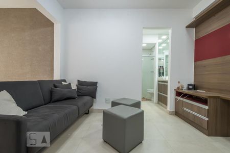 Sala de apartamento para alugar com 1 quarto, 35m² em Campo Belo, São Paulo