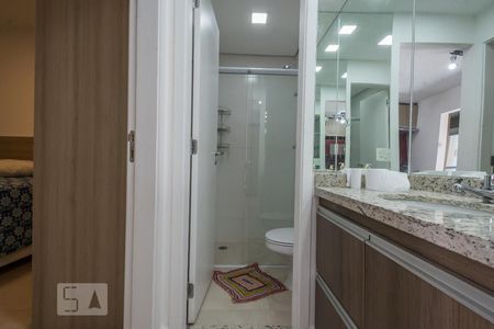 Banheiro de apartamento para alugar com 1 quarto, 35m² em Campo Belo, São Paulo