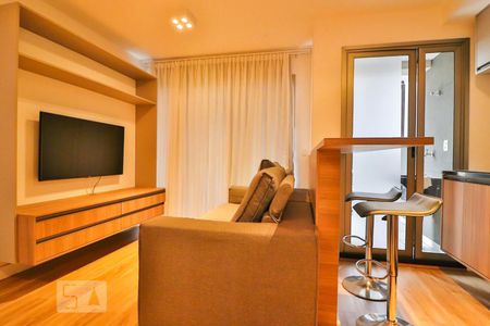 Sala de apartamento para alugar com 1 quarto, 44m² em Pinheiros, São Paulo
