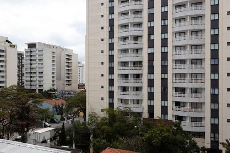 Vista da Sala de apartamento para alugar com 1 quarto, 37m² em Indianópolis, São Paulo