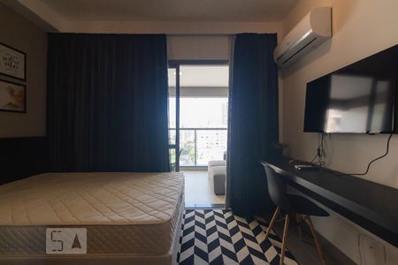 Sala/Quarto de apartamento à venda com 1 quarto, 29m² em Vila Cordeiro, São Paulo