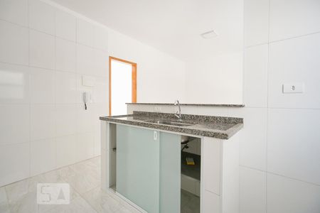 Cozinha de apartamento para alugar com 1 quarto, 35m² em Chácara Mafalda, São Paulo