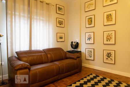 Sala de TV de apartamento para alugar com 2 quartos, 120m² em Bela Vista, São Paulo