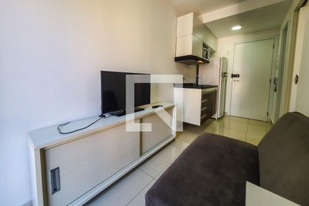 Sala Cozinha de kitnet/studio para alugar com 1 quarto, 25m² em Liberdade, São Paulo
