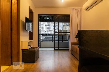 Sala de apartamento para alugar com 1 quarto, 46m² em Bela Vista, São Paulo