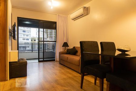 Sala de apartamento para alugar com 1 quarto, 46m² em Bela Vista, São Paulo