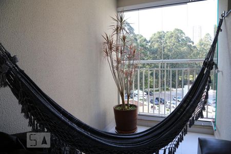 Varanda da Sala de apartamento à venda com 2 quartos, 68m² em Jardim Henriqueta, Taboão da Serra