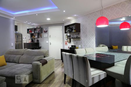 Sala de apartamento à venda com 2 quartos, 68m² em Jardim Henriqueta, Taboão da Serra