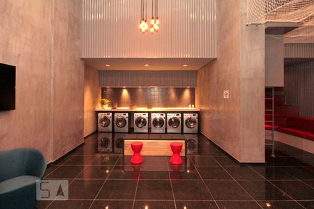 Studio à venda com 40m², 1 quarto e 1 vagaLavanderia