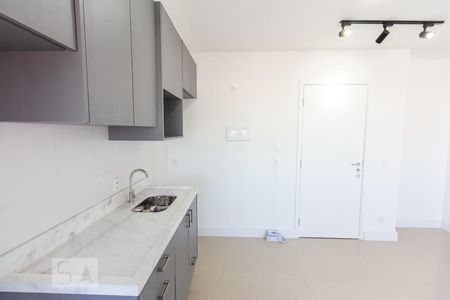 Cozinha de apartamento para alugar com 1 quarto, 31m² em Barra Funda, São Paulo