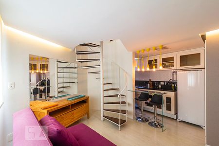 Sala de apartamento para alugar com 1 quarto, 45m² em Vila Nova Conceição, São Paulo