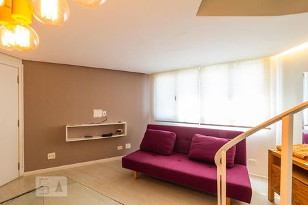 Sala de apartamento para alugar com 1 quarto, 45m² em Vila Nova Conceição, São Paulo