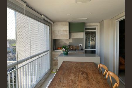 Varanda Gourmet de apartamento à venda com 3 quartos, 94m² em Vila Leopoldina, São Paulo