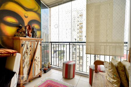 Varanda da Sala de apartamento à venda com 3 quartos, 70m² em Lapa, São Paulo