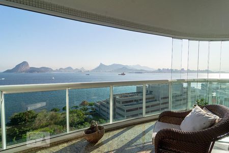 Varanda da Sala de apartamento para alugar com 5 quartos, 370m² em Boa Viagem, Niterói