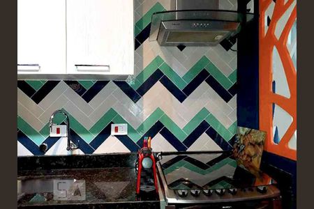 Cozinha de apartamento para alugar com 1 quarto, 37m² em Centro, São Bernardo do Campo