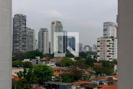Sala vista de apartamento para alugar com 1 quarto, 36m² em Cidade Monções, São Paulo