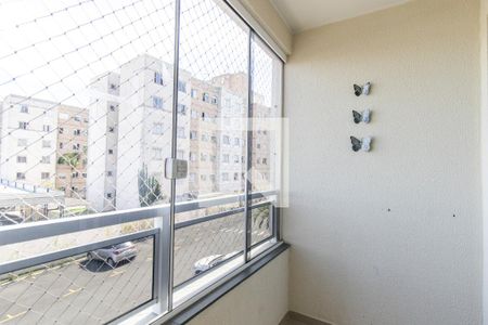 Varanda da Sala de apartamento para alugar com 3 quartos, 94m² em Campo Comprido, Curitiba