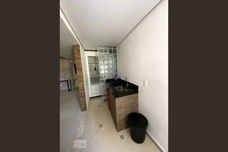 Cozinha de kitnet/studio para alugar com 1 quarto, 35m² em Boa Vista, Novo Hamburgo