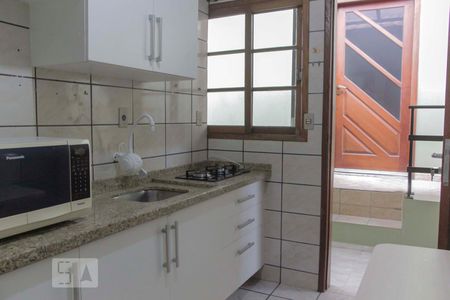 Sala/Cozinha de kitnet/studio para alugar com 1 quarto, 28m² em Trindade, Florianópolis