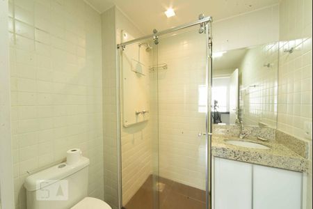 Banheiro de kitnet/studio para alugar com 1 quarto, 33m² em Residencial Neo Setor Noroeste, Brasília