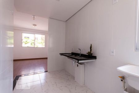 Cozinha de apartamento à venda com 2 quartos, 45m² em Santa Amelia, Belo Horizonte