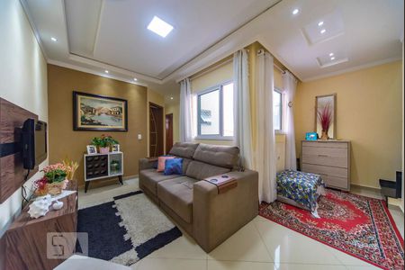 Sala de apartamento para alugar com 2 quartos, 49m² em Vila Scarpelli, Santo André