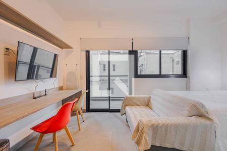 Sala/Quarto de apartamento para alugar com 1 quarto, 28m² em Pinheiros, São Paulo
