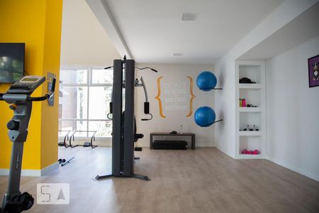 Studio para alugar com 26m², 1 quarto e sem vaga Studio para alugar com 26m², 1 quarto e sem vagaAcademia