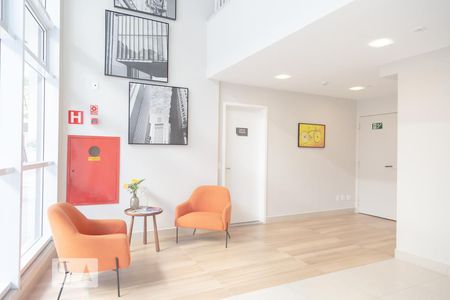 Studio para alugar com 26m², 1 quarto e sem vaga Studio para alugar com 26m², 1 quarto e sem vagaHall de Entrada