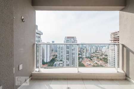 Varanda  de kitnet/studio à venda com 1 quarto, 33m² em Cidade Monções, São Paulo
