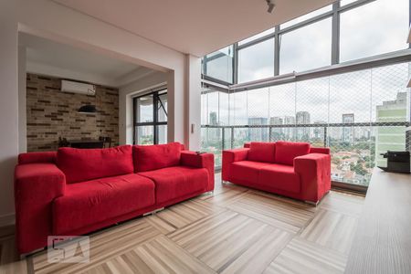 Sala de apartamento para alugar com 2 quartos, 85m² em Vila Cordeiro, São Paulo