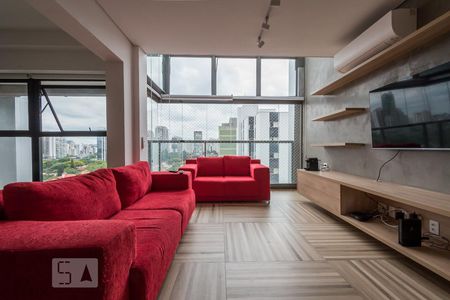 Sala de apartamento para alugar com 2 quartos, 85m² em Vila Cordeiro, São Paulo