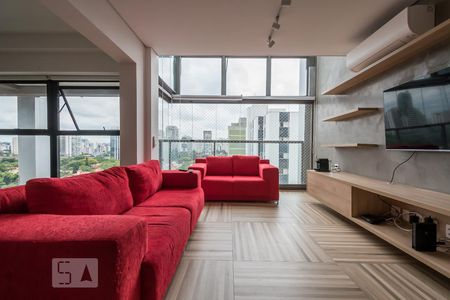 Sala de apartamento para alugar com 2 quartos, 85m² em Vila Cordeiro, São Paulo