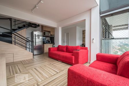 Sala de apartamento para alugar com 2 quartos, 85m² em Vila Cordeiro, São Paulo